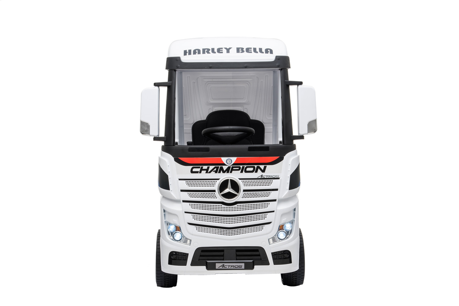 Licensed Mercedes Benz Actros White 24V Electric Ride On Truck - Image 3