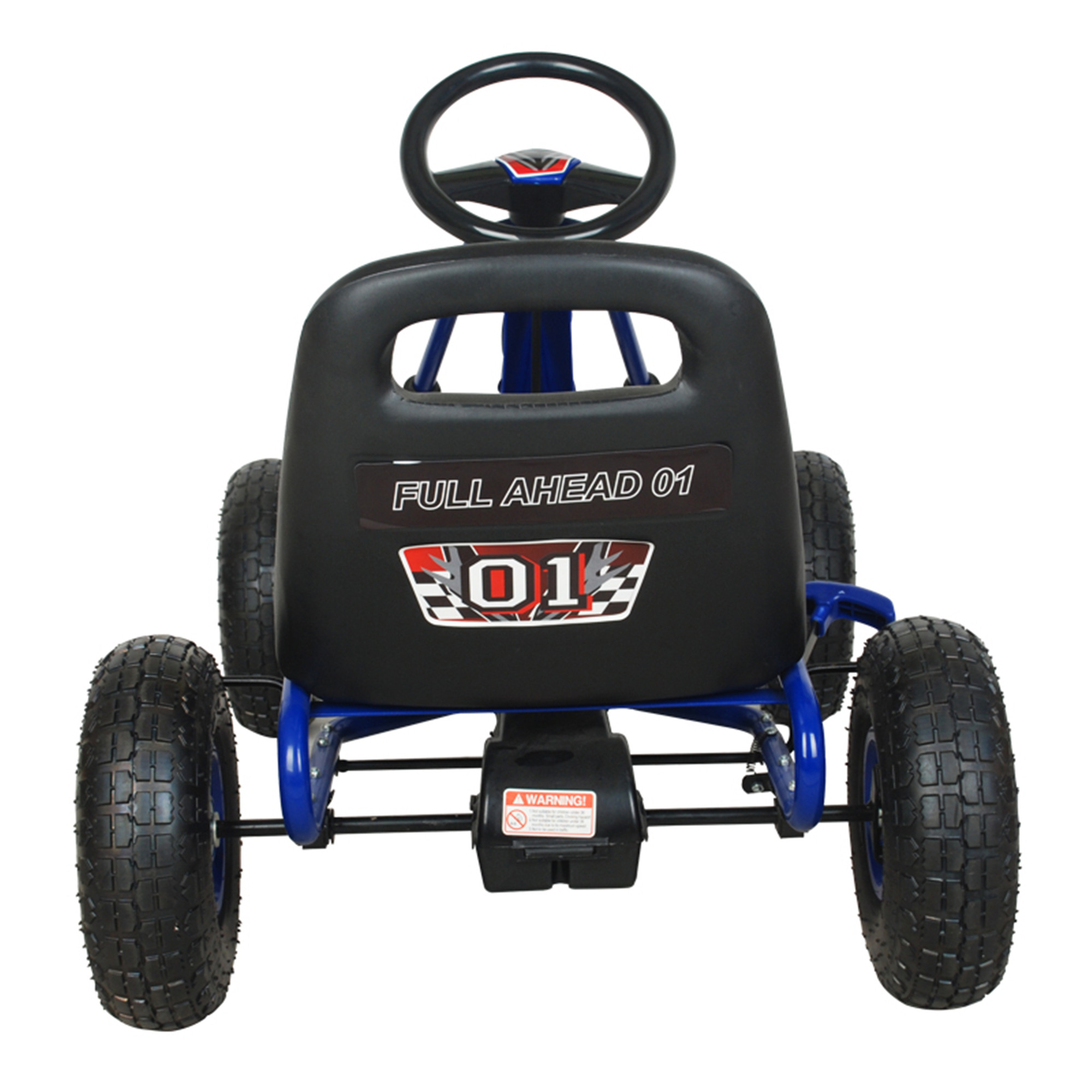 Zoom Rubber Wheel Go Kart (Blue) - Image 4