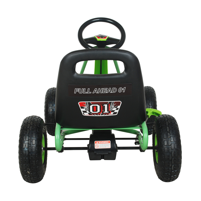 Zoom Rubber Wheel Go Kart (Green) - Image 4
