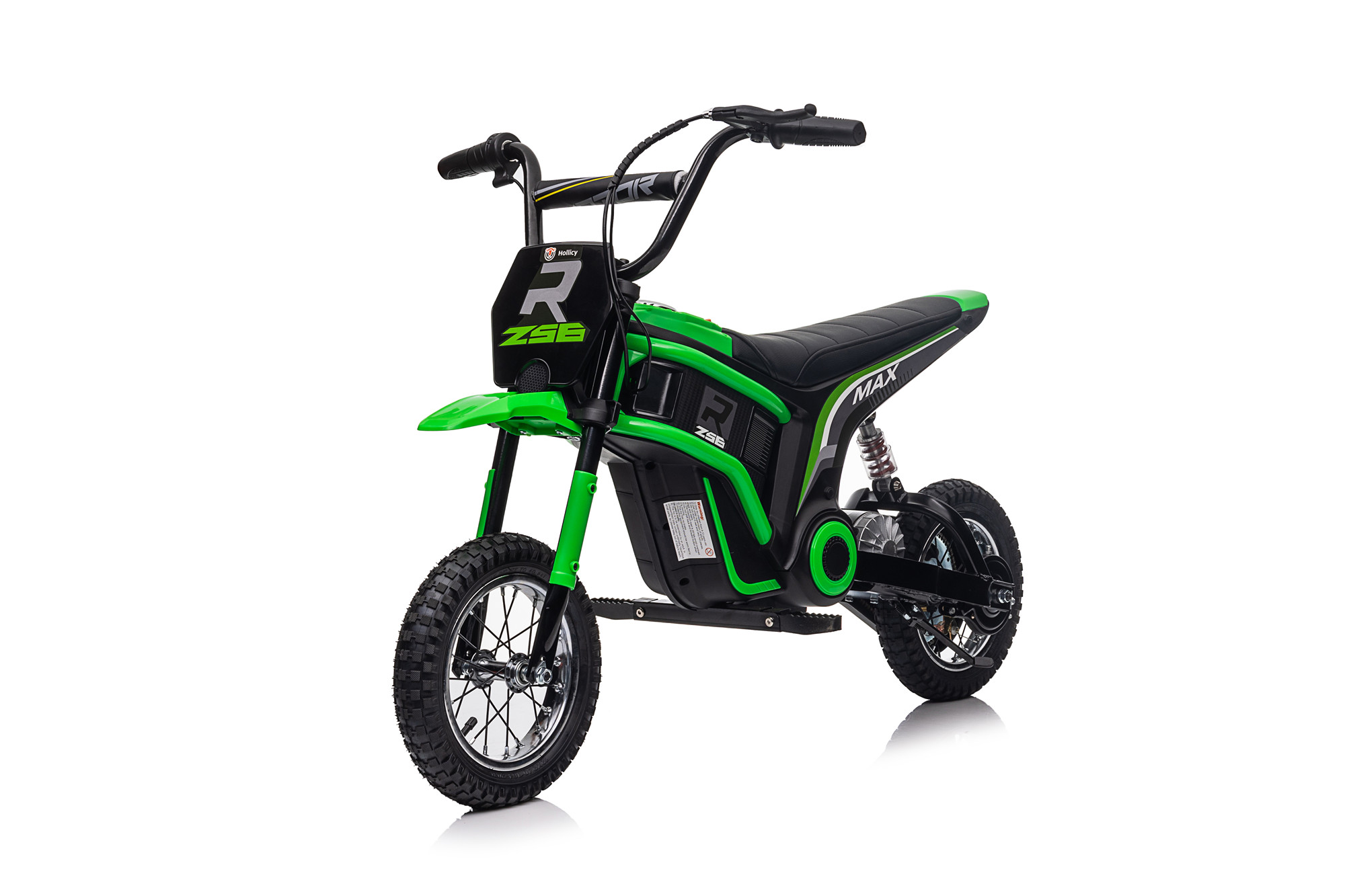Dirt Race Scrambler 24V Electric Ride On Motorbike Green