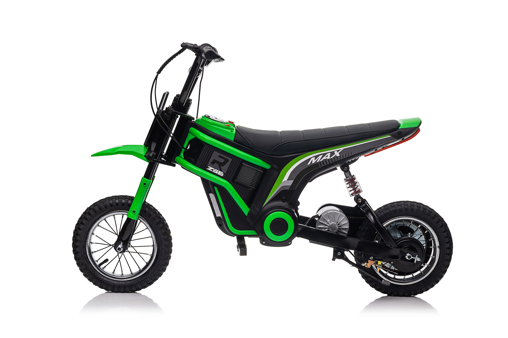 Dirt Race Scrambler 24V Electric Ride On Motorbike Green - Image 2