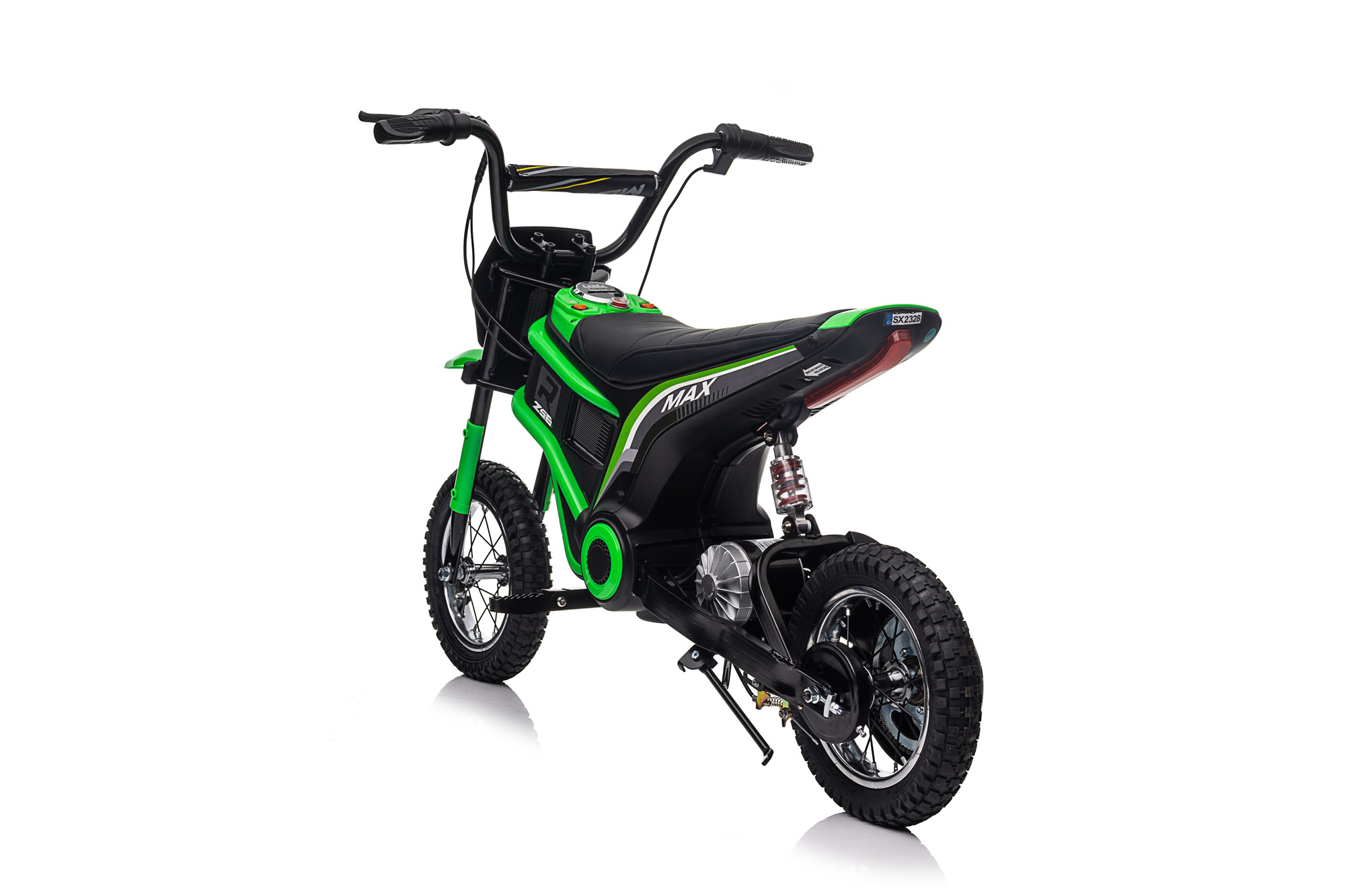 Dirt Race Scrambler 24V Electric Ride On Motorbike Green - Image 3