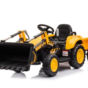 MX 12V Tractor, Trailer & Front Loader (Yellow)