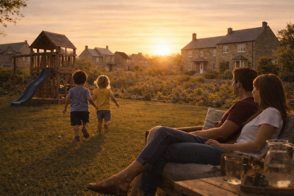 The First Bright Evening of Spring in Ireland